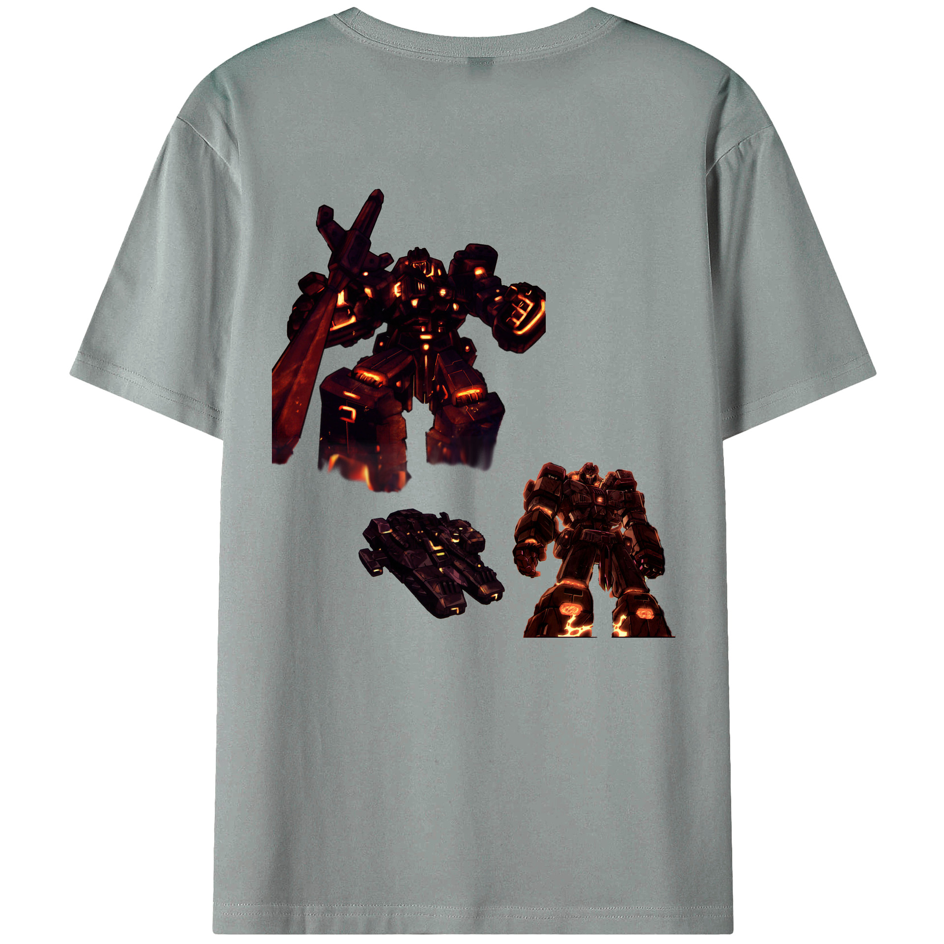 （画像用）  綿100％ メンズ半袖Tシャツ（バックプリント） 通気性